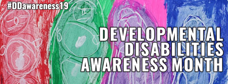 This year’s DD Awareness Month artwork by Gary Murrel overlay with #DDawareness19