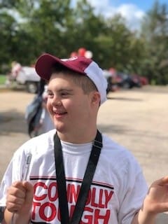 Oliver smiling