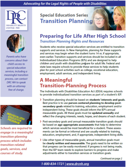 Cover of Transition Flyer