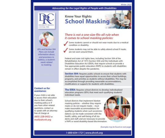 Know Your Rights – School Masking