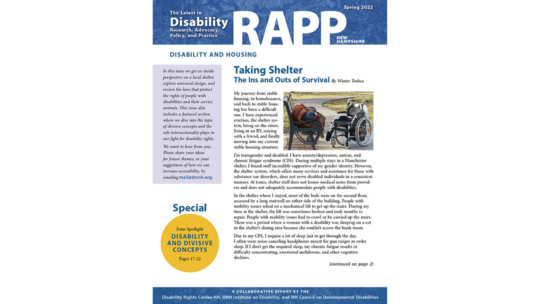 Spring 2022: Disability and Housing